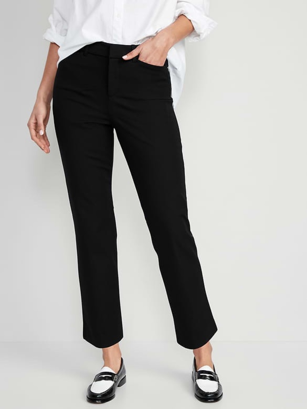 Old Navy Black Straight-Leg Women’s Pants